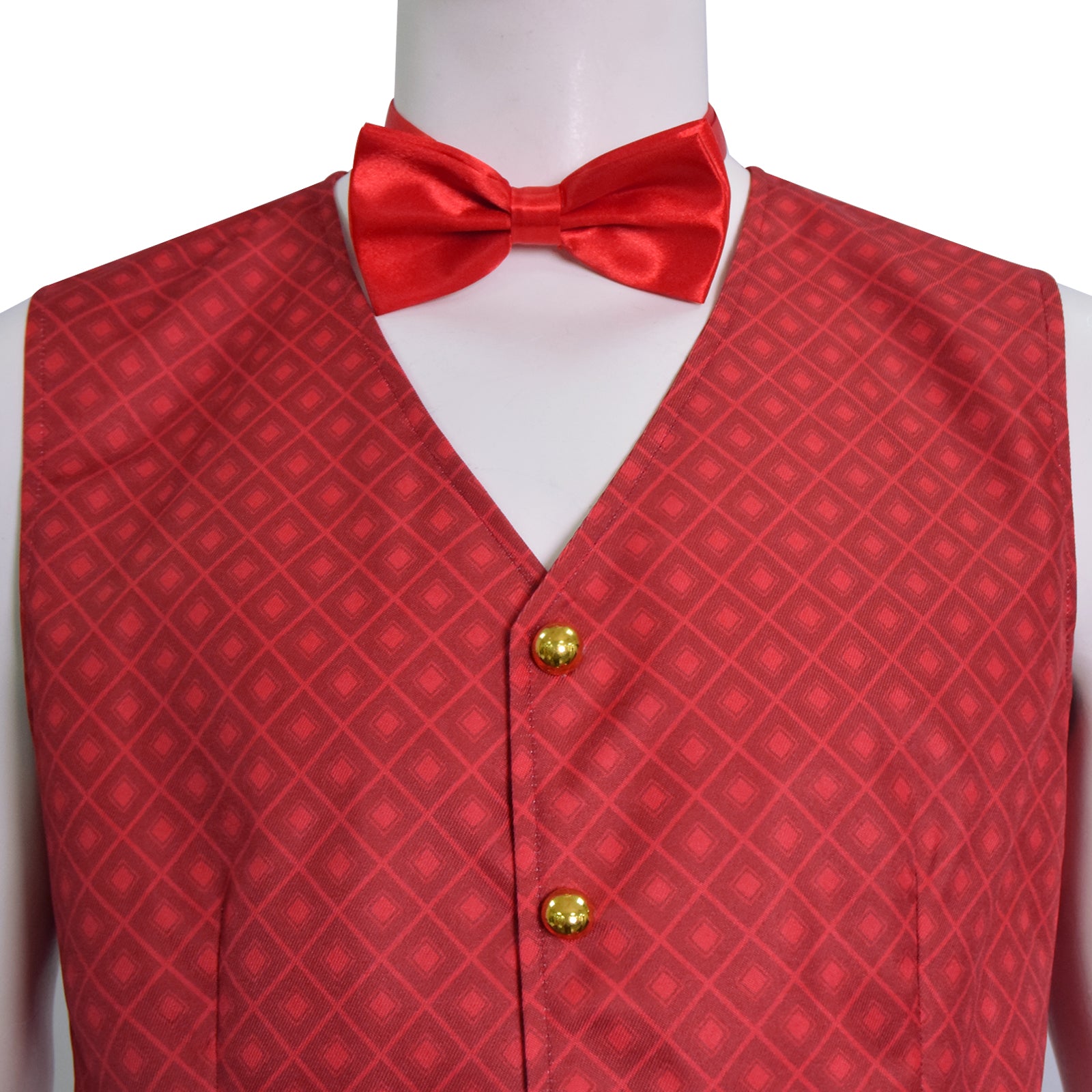 The Super Mario Bros. Movie Toad Cosplay Costume Red Halloween Outfit ACcosplay