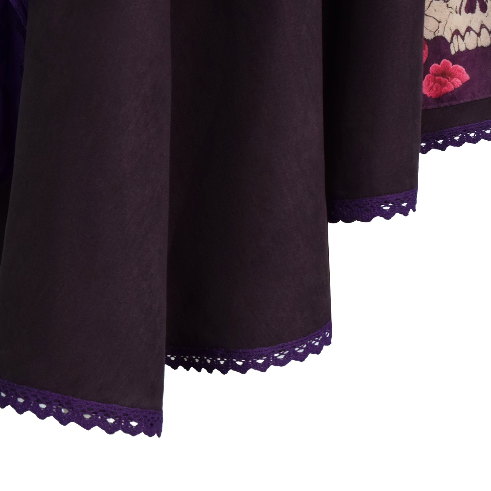 Steps Lilith Cosplay Costume Stepsister Purple Skull Floral Dress Halloween Full Set ACcosplay