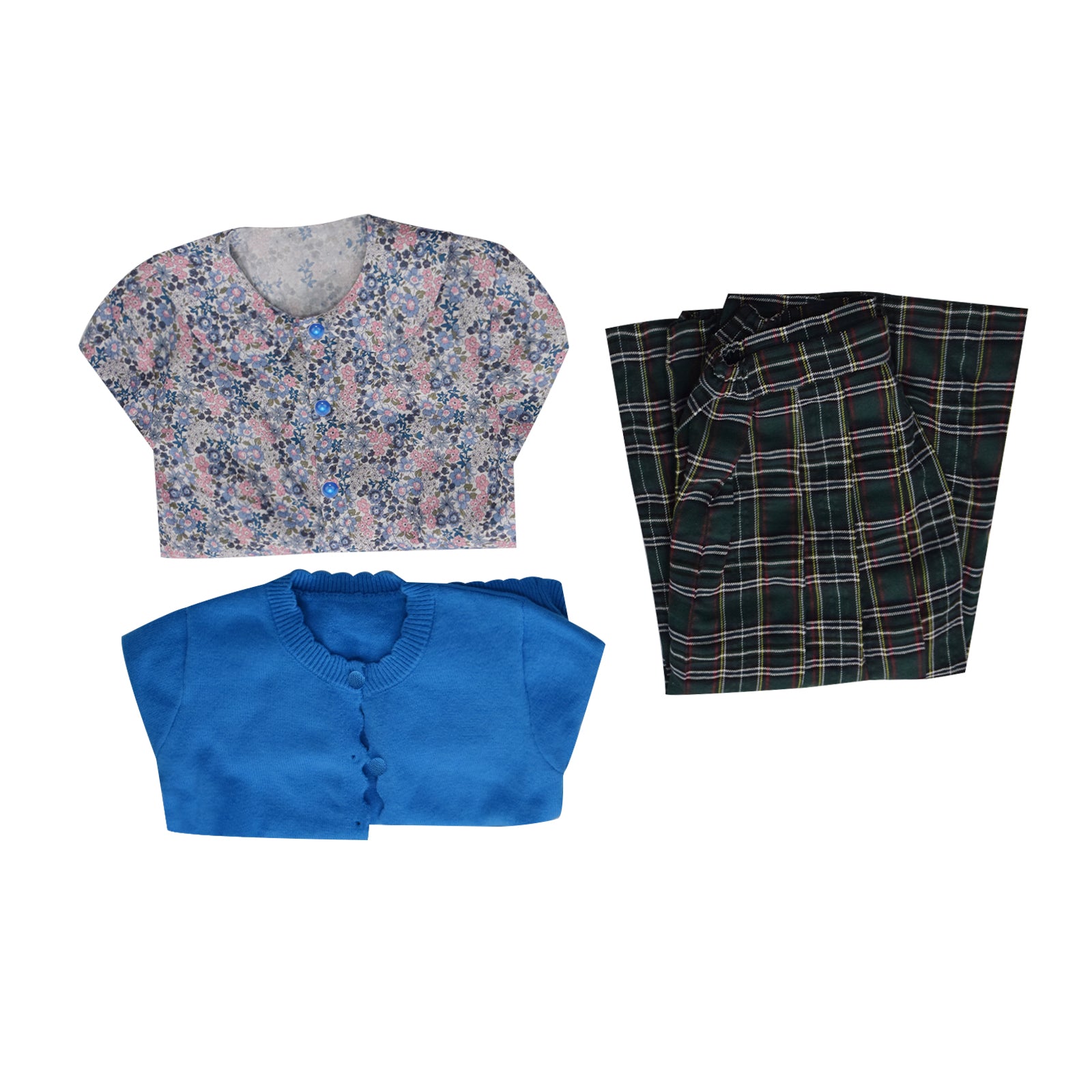 Adult Mrs. Doubtfire Cosplay Costume Blue Skirt Outfit Broadway Musical Cosplay ACcosplay