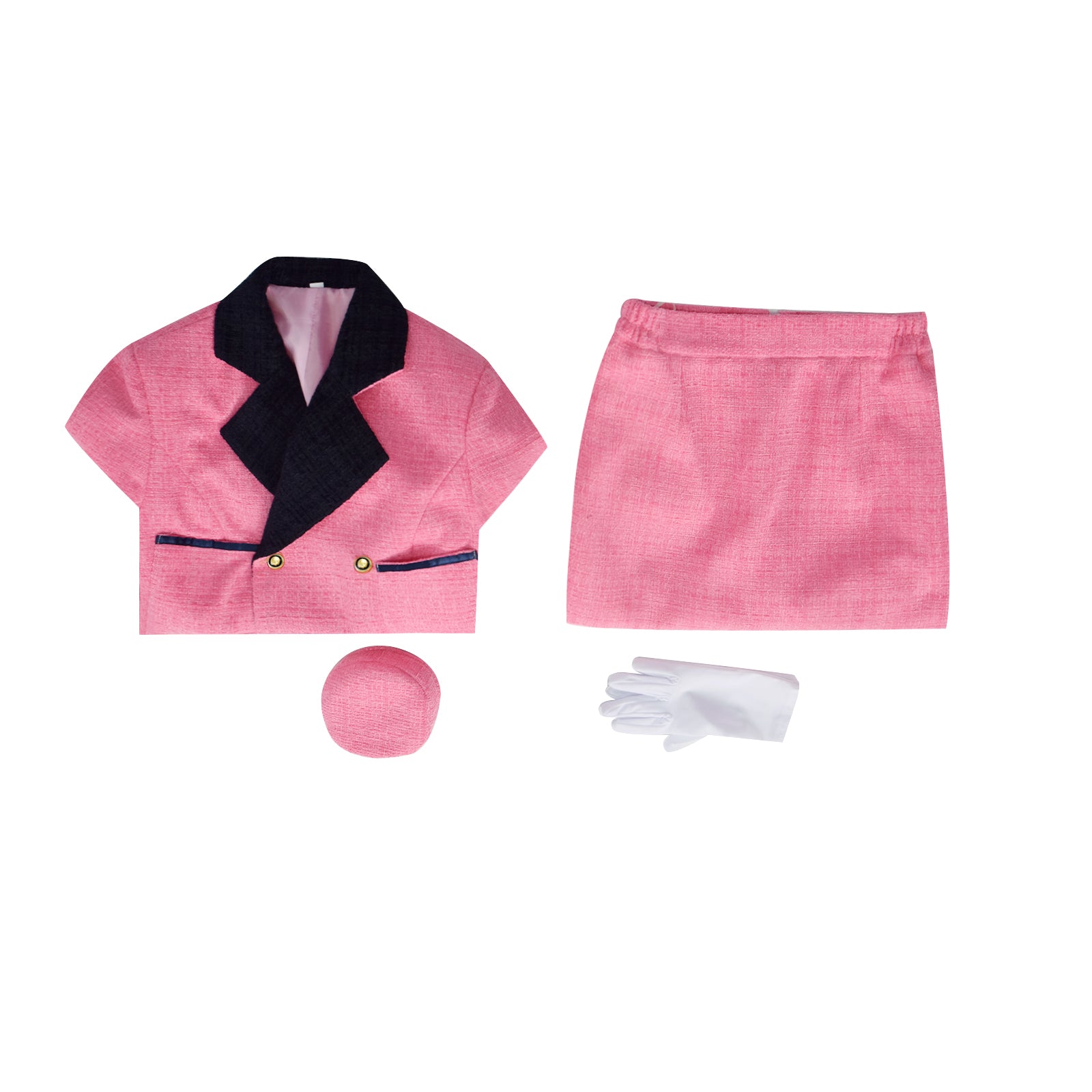 Julia Fox Jackie Kennedy Pink Suit Replica Costume for Halloween Outfit Accosplay