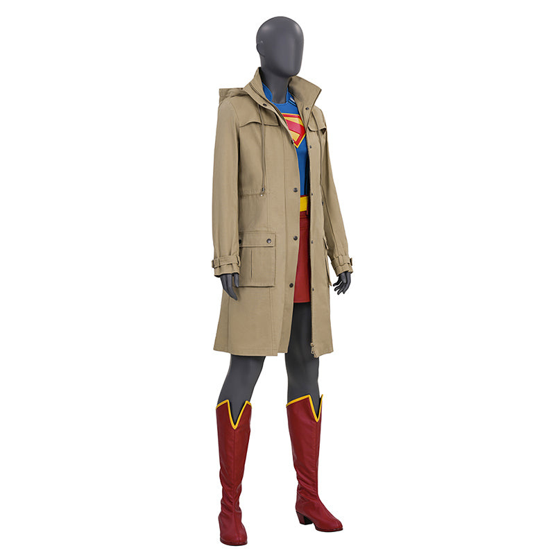 2025 Superhero Legacy Girl of Steel Supergirl Cosplay Costume Halloween Suit ACcosplay