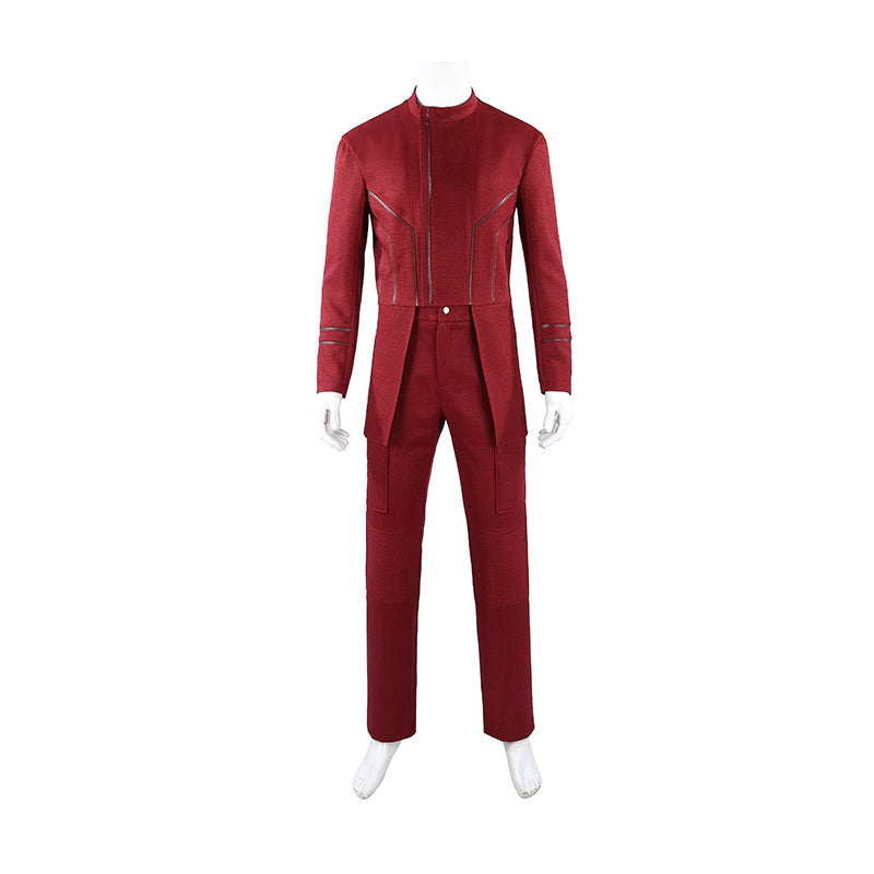 Avengers Doomsday Magneto Cosplay Costume With Cloak Halloween Red Suit ACcosplay
