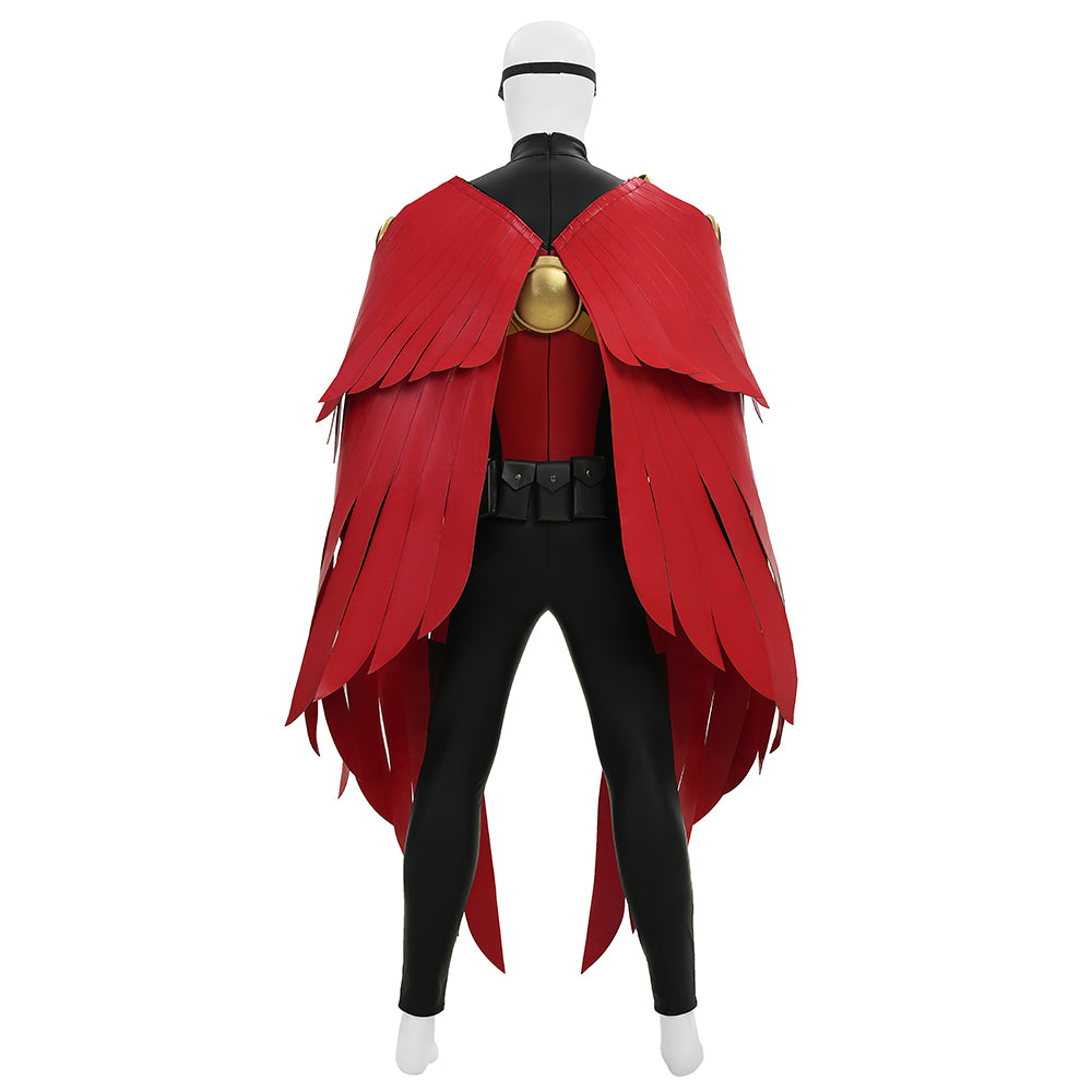 Robin War Red Robin Tim Drake Cosplay Costume Halloween Outfit ACcosplay