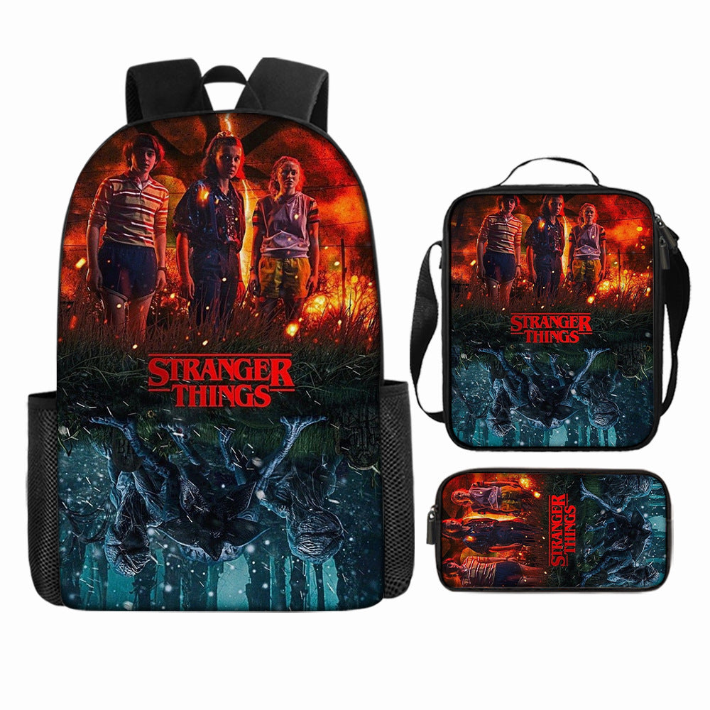 Stranger Things 5 Backpack School Bag fashion Print Youth Bag Ideal Present