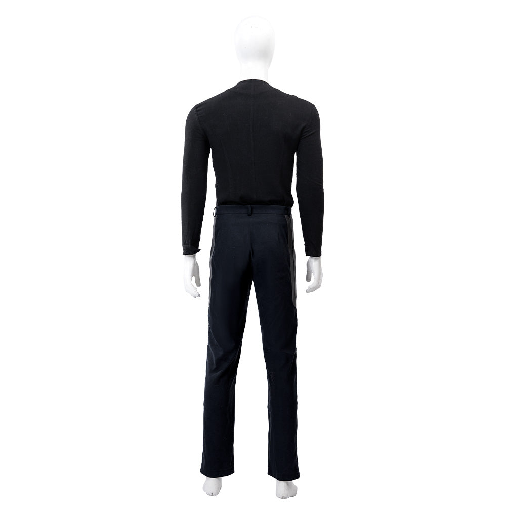 The Witcher Season 5 Geralt of Rivia Cosplay Costume Black Halloween Suit Accosplay