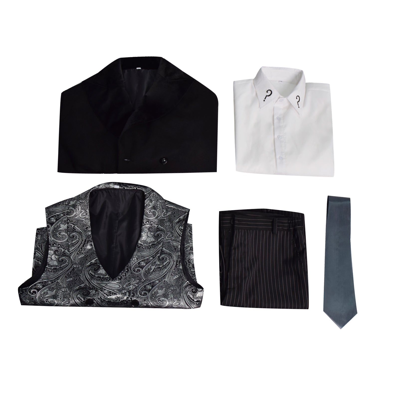 Doctor Who sixth 6th Doctor Cosplay Costume Halloween Black Outfit ACcosplay