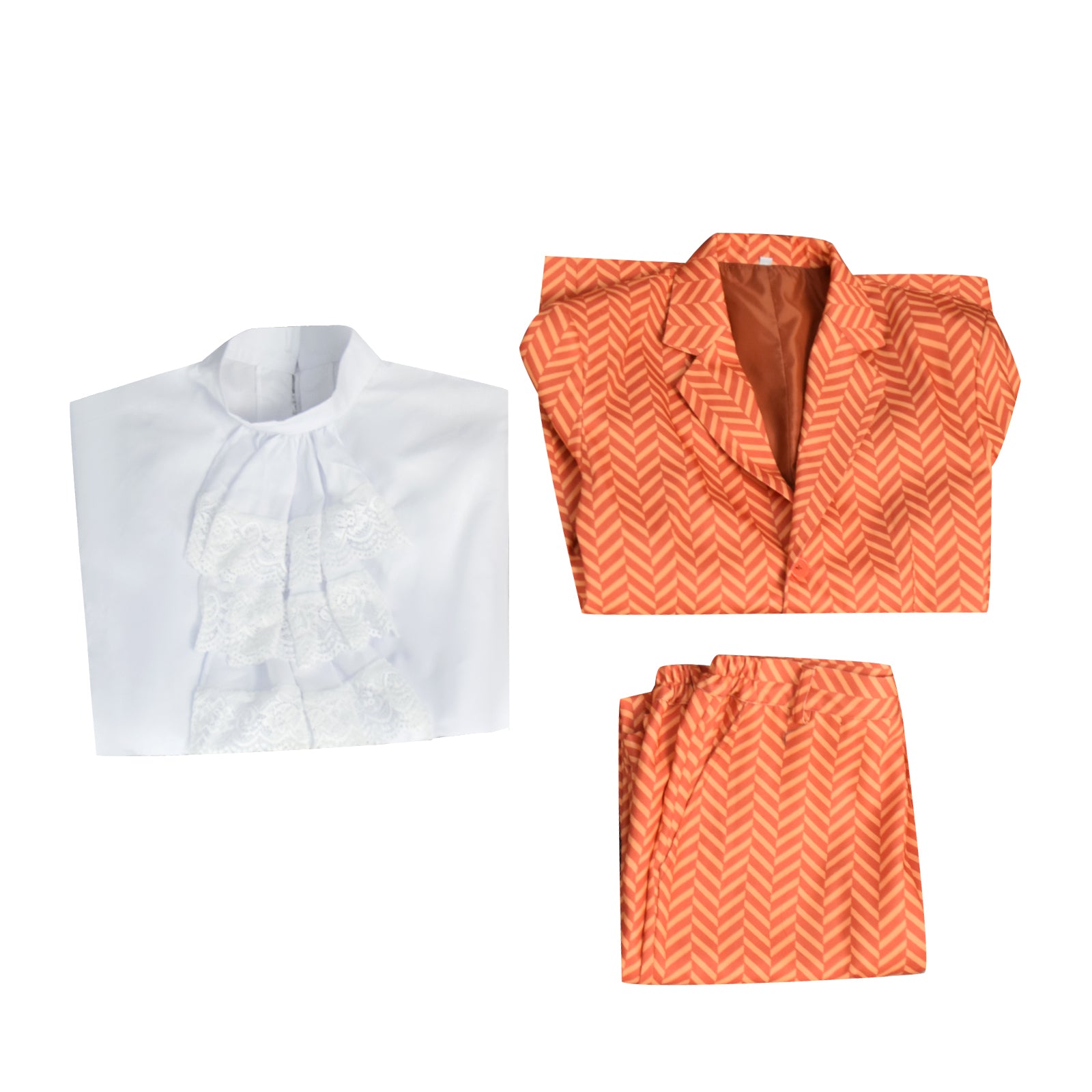 Austin Powers: International Man of Mystery Orange Cosplay Costume Halloween Outfit ACcosplay