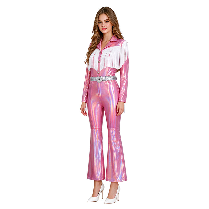 Dolly Parton Cosplay Costume Country Singer Pink Halloween Outfit ACcosplay
