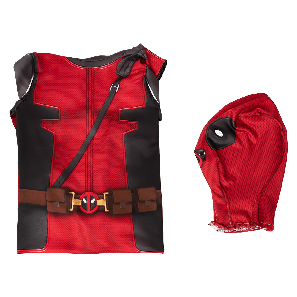 Kidpool Baby Deadpool Costume Wade Wilson Deadpool & Wolverine Cosplay Costume