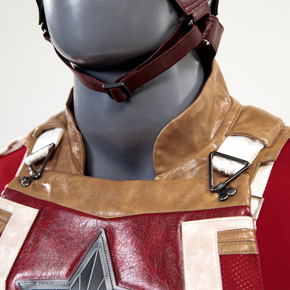 Thunderbolts Red Guardian Cosplay Costume Adults Halloween Outfit ACcosplay