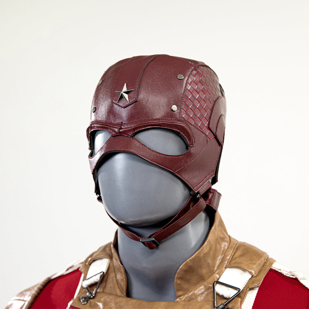 Thunderbolts Red Guardian Cosplay Costume Adults Halloween Outfit ACcosplay