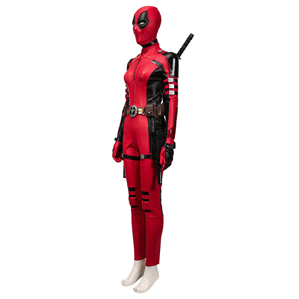 Lady Deadpool Cosplay Costume Female Deadpool & Wolverine Halloween Outfit ACcosplay