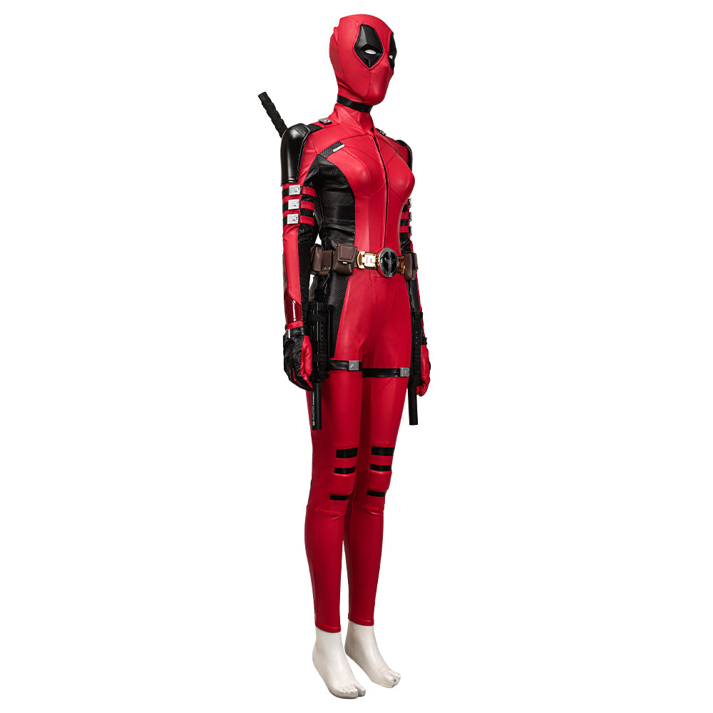 Lady Deadpool Cosplay Costume Female Deadpool & Wolverine Halloween Outfit ACcosplay