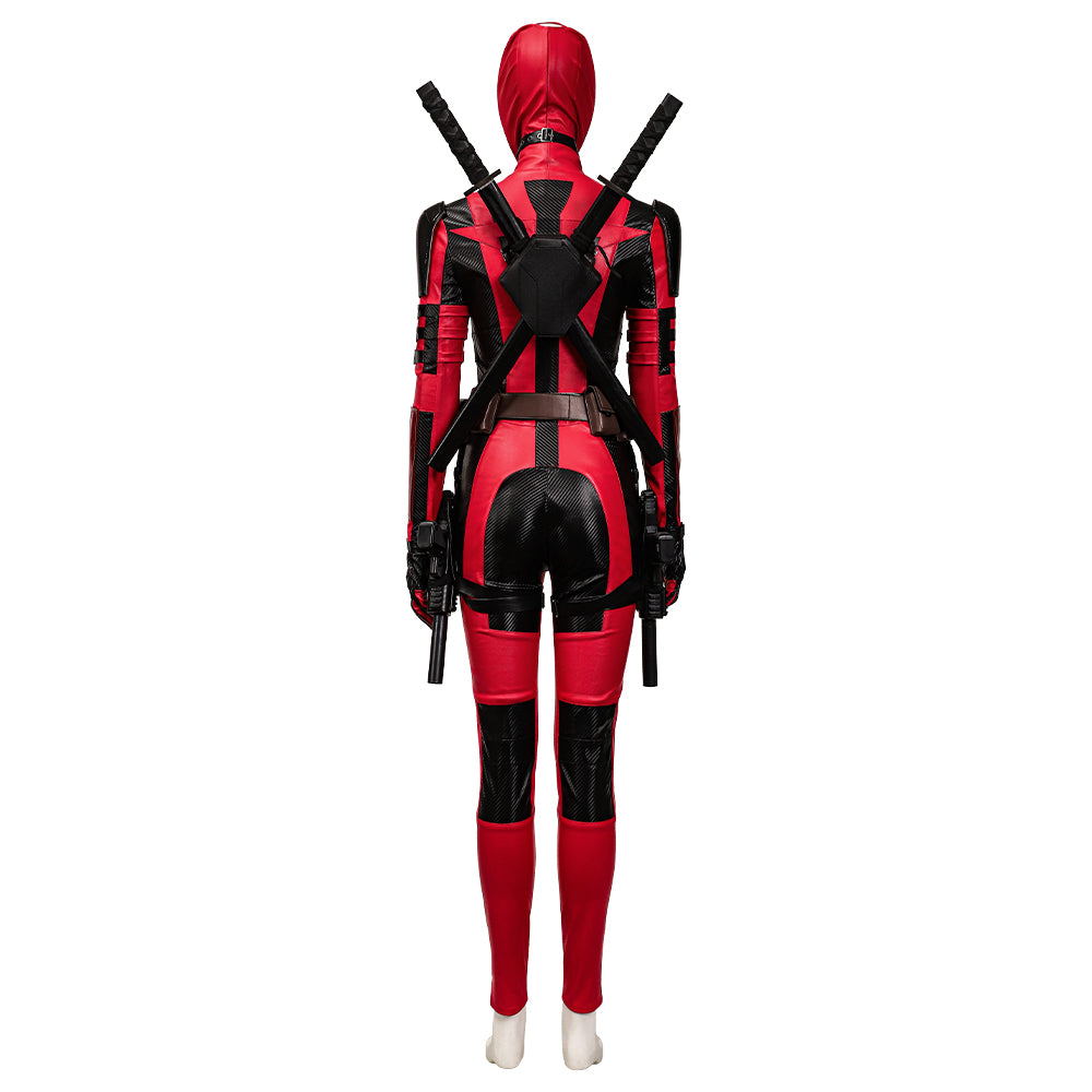 Lady Deadpool Cosplay Costume Female Deadpool & Wolverine Halloween Outfit ACcosplay