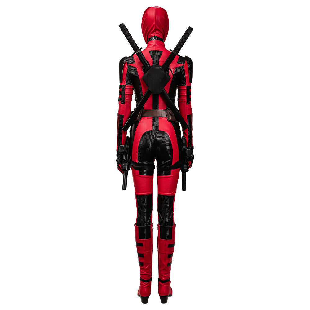 Lady Deadpool Cosplay Costume Female Deadpool & Wolverine Halloween Outfit ACcosplay