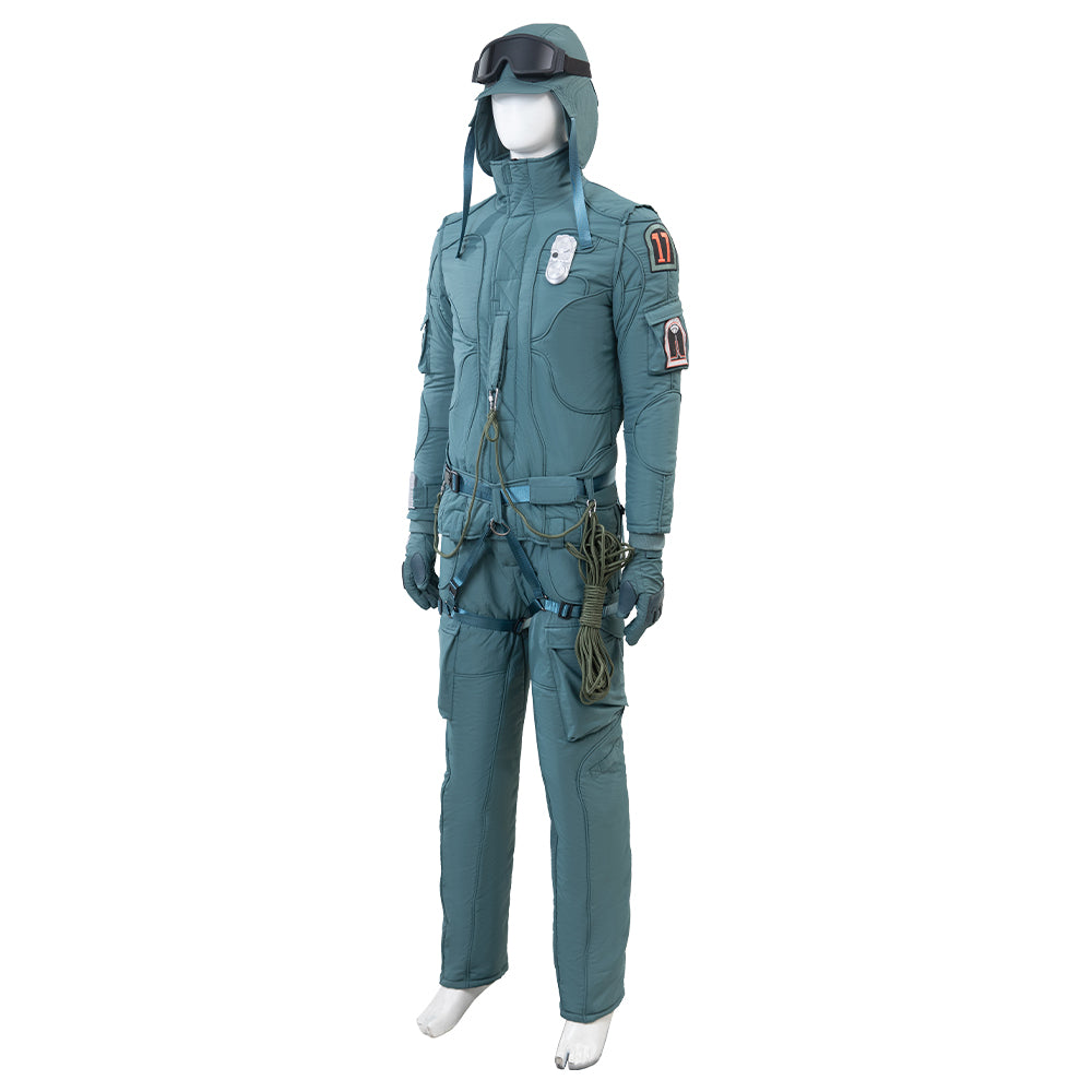 Movie: Mickey 17 2025 Robert Pattinson Cosplay Costume Halloween Suit ACcosplay