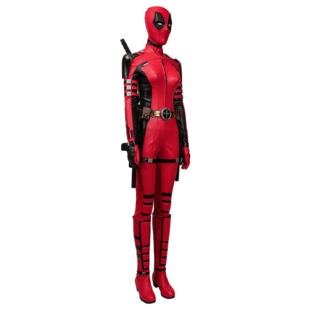 Lady Deadpool Cosplay Costume Female Deadpool & Wolverine Halloween Outfit ACcosplay