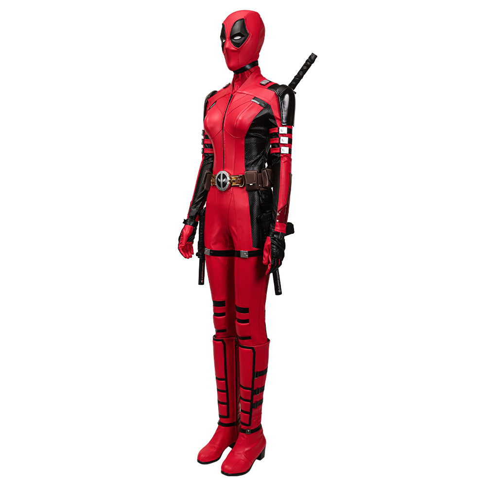 Lady Deadpool Cosplay Costume Female Deadpool & Wolverine Halloween Outfit ACcosplay