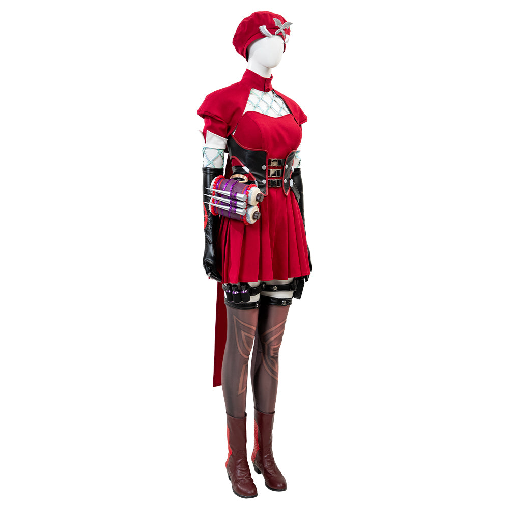 Marvel Rivals Psylocke Blood Kariudo Skin Cosplay Costume Halloween Outfit Version 2 ACcosplay