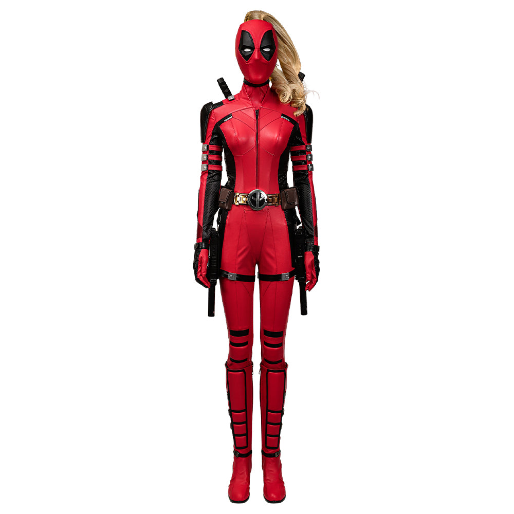 Lady Deadpool Cosplay Costume Female Deadpool & Wolverine Halloween Outfit ACcosplay