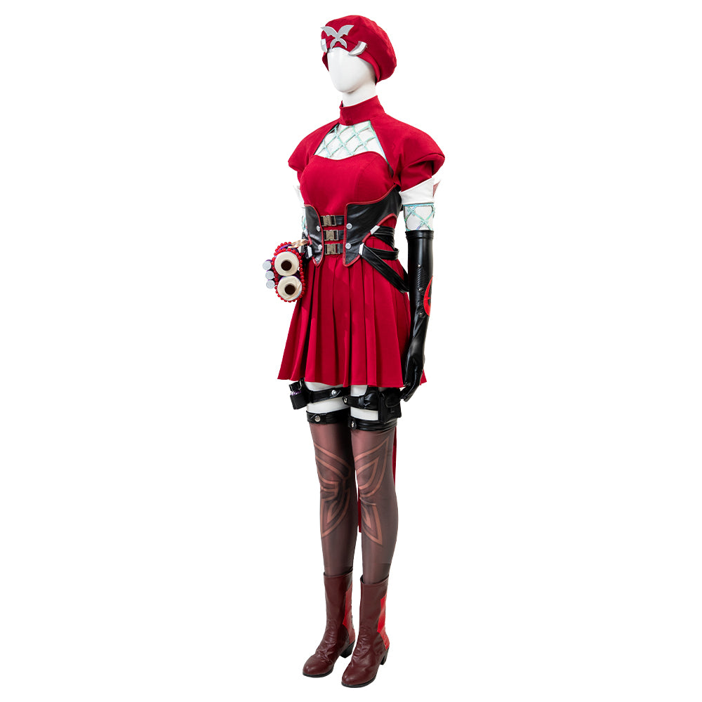 Marvel Rivals Psylocke Blood Kariudo Skin Cosplay Costume Halloween Outfit Version 2 ACcosplay