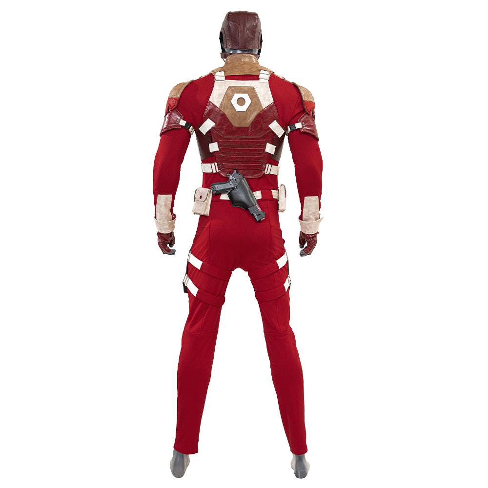 Thunderbolts Red Guardian Cosplay Costume Adults Halloween Outfit ACcosplay