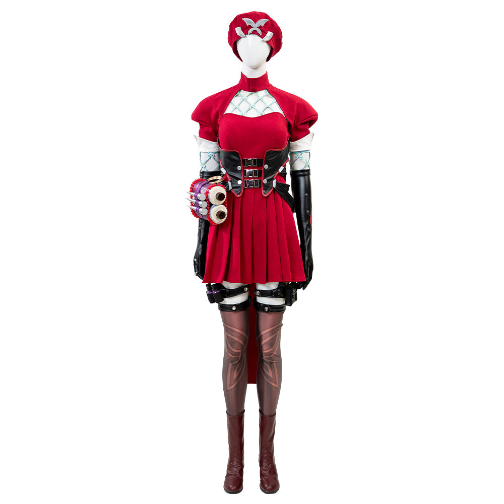 Marvel Rivals Psylocke Blood Kariudo Skin Cosplay Costume Halloween Outfit Version 2 ACcosplay