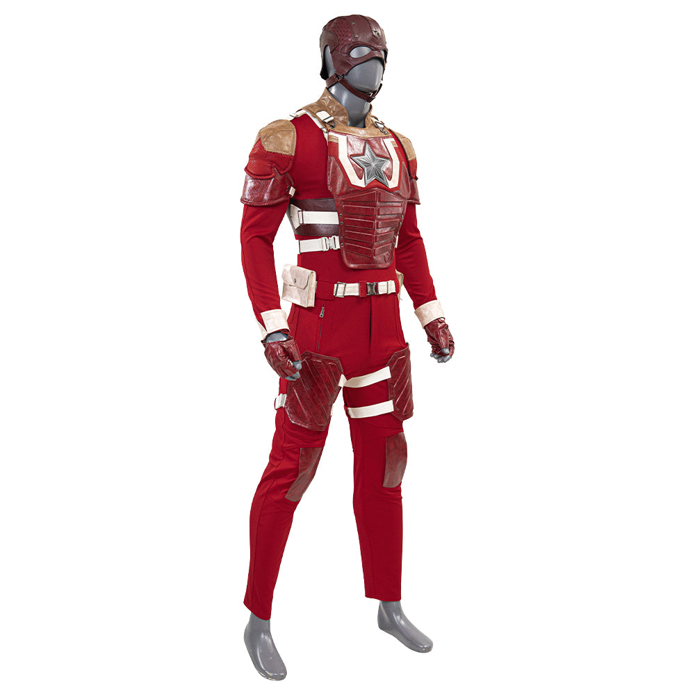 Thunderbolts Red Guardian Cosplay Costume Adults Halloween Outfit ACcosplay
