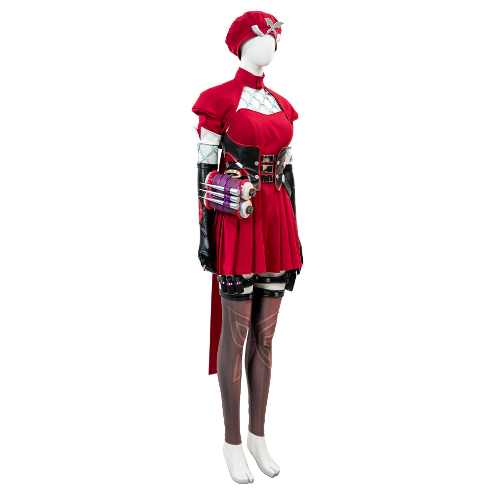 Marvel Rivals Psylocke Blood Kariudo Skin Cosplay Costume Halloween Outfit Version 2 ACcosplay
