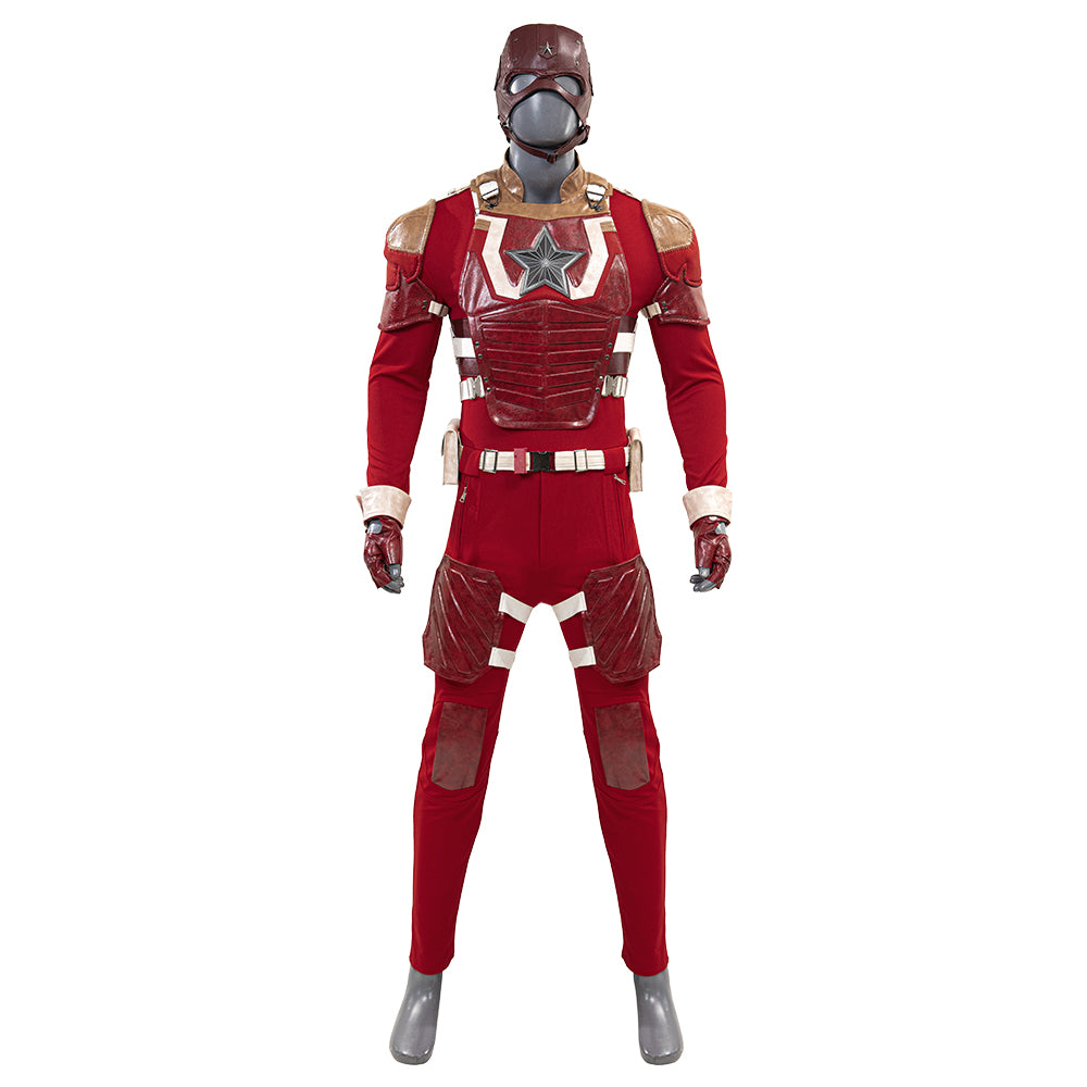 Thunderbolts Red Guardian Cosplay Costume Adults Halloween Outfit ACcosplay