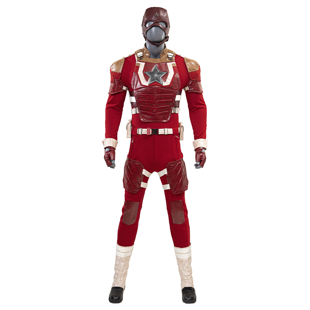 Thunderbolts Red Guardian Cosplay Costume Adults Halloween Outfit ACcosplay