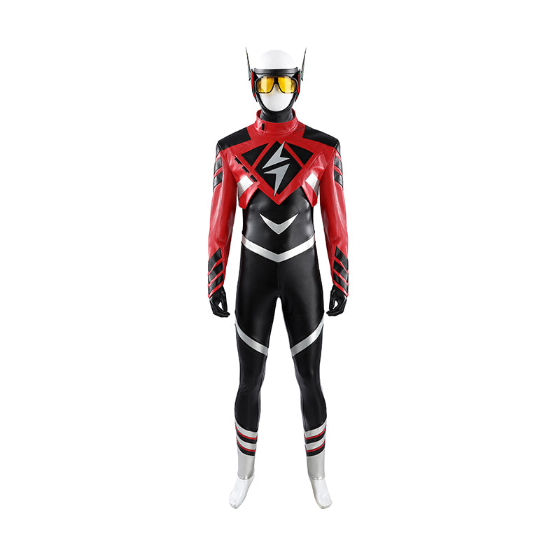 Absolute Flash Wally West Cosplay Costume Red Flash Halloween Suit ACcosplay