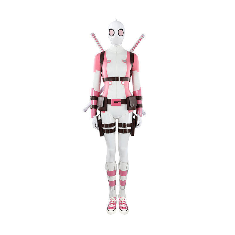 Gwenpool Cosplay Costume Gwen Stacy Halloween Woman Outfit ACcosplay