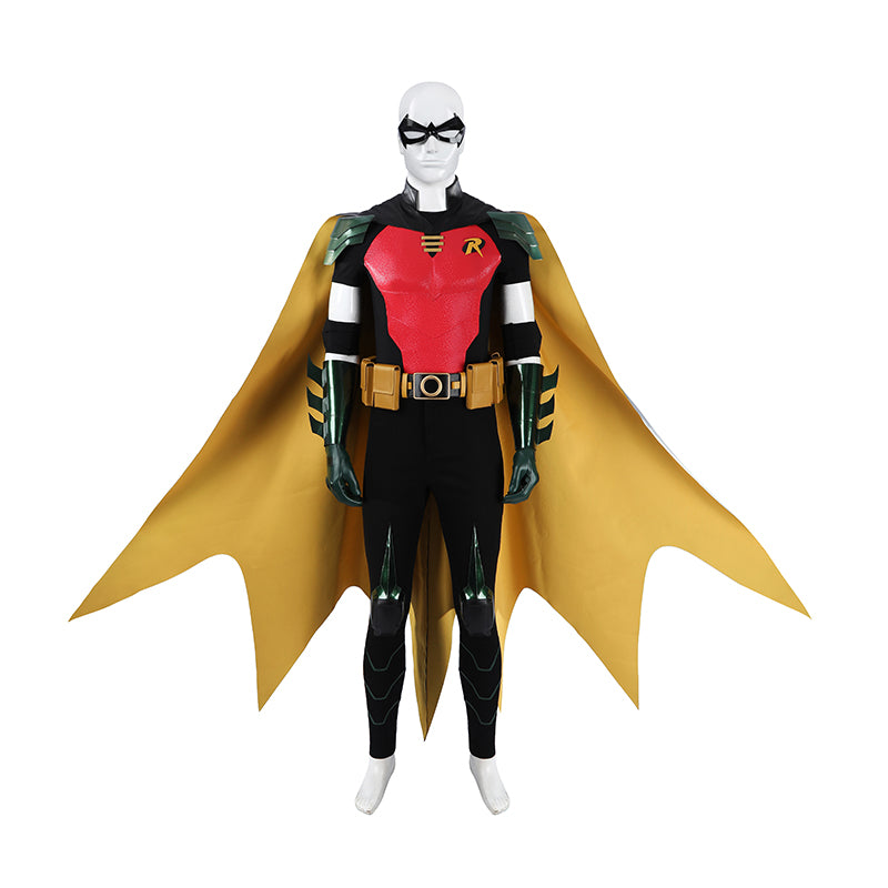 Tim Drake Red Robin Cosplay Costume Full Set Men Robin Superhero Outfit ACcosplay