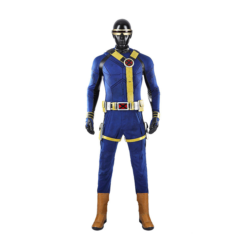 Avengers Doomsday Cyclops Scott Cosplay Costume Halloween Party Suit Accosplay