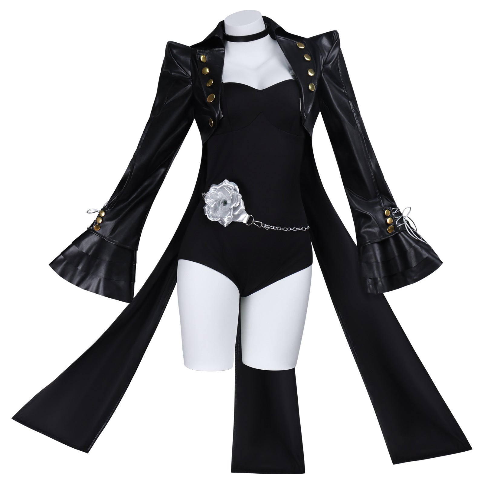 P5R Persona 5 Royal Kasumi Yoshizawa Phantom Thief Cosplay Costume Black Halloween Suit