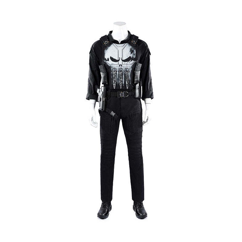 The Punisher Cosplay Costume Spiderman Brand New Day Halloween Outfit ACcosplay