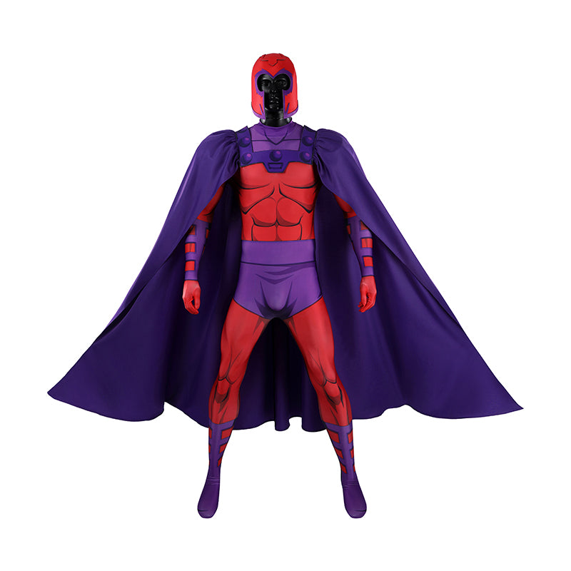 X-Men 97 Magneto Cosplay Costume With Cape Halloween Jumpsuit ACcosplay