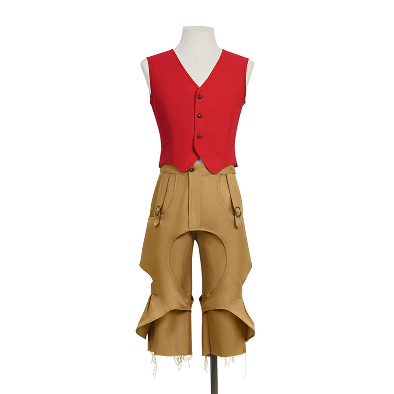 One Piece Live-Action Season 2 Luffy Cosplay Costume Halloween Carnival Suit ACcosplay