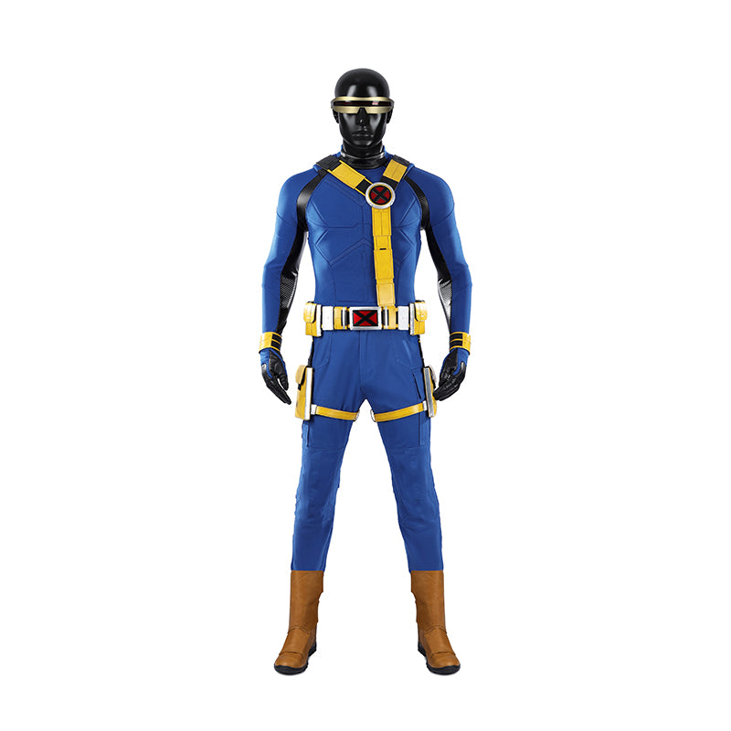 Avengers Doomsday Cyclops Scott Cosplay Costume Halloween Party Suit Accosplay