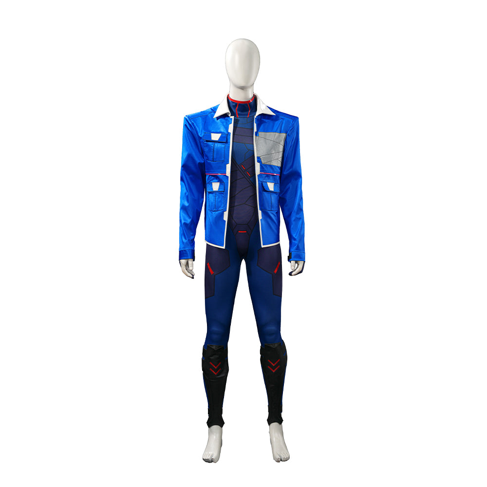 Cyberpunk Edgerunners 2 D Netrunner Cosplay Costume Halloween Carnival Suit ACcosplay