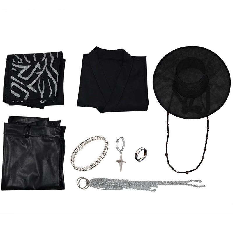 Kpop Demon Hunters Jinu Saja Boys Demon Outfit Cosplay Costume Combat Suit Accosplay