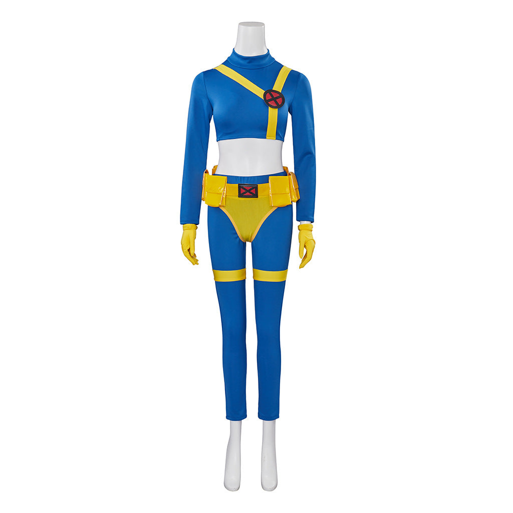 X-Men 97 Storm Cyclops Scott Summers Cosplay Costume Halloween Outfit ACcosplay