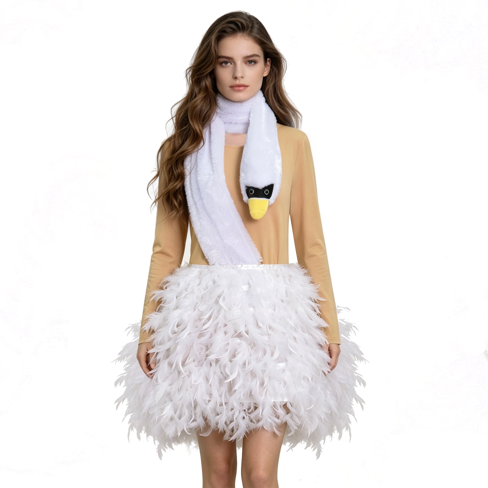 White Chicks White Flamingo Cosplay Costume Halloween Party Suit ACcosplay