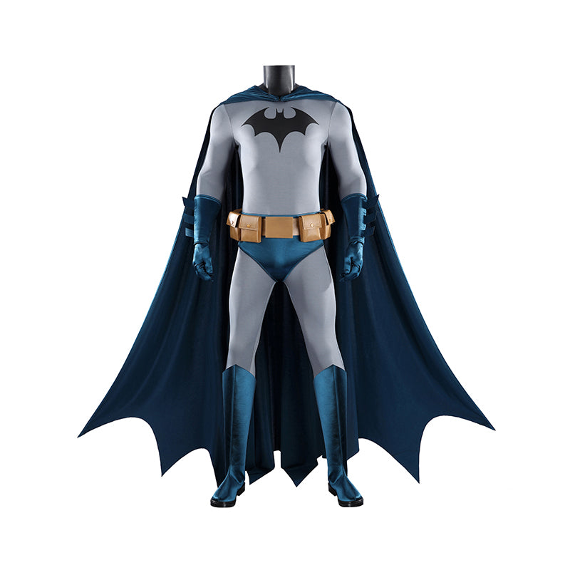 Batman: Hush Cosplay Costume Jumpsuit Halloween Outfit With Cape ACcosplay