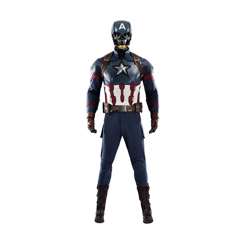 Captain America Cosplay Costume Avengers Endgame Halloween Outfit ACcosplay