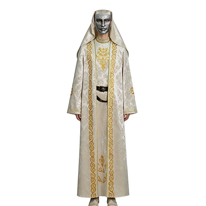 ACcosplay Kingdom of Heaven Baldwin IV of Jerusalem Cosplay Costume With Mask Outfit