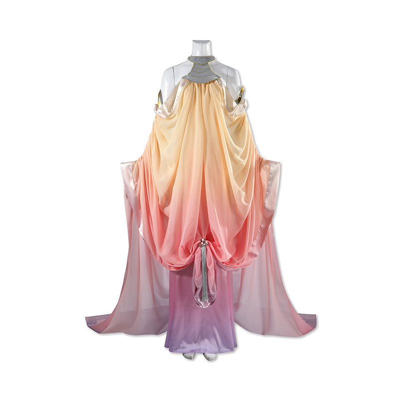Star Wars 2 Attack of the Clones Padme Cosplay Costume Lake Dress Halloween Outfit ACcosplay