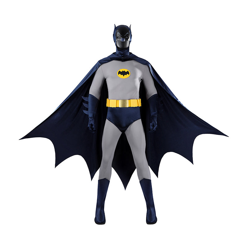 1960s Batman Adam West Cosplay Costume The 60s Batman Halloween Suit Accosplay