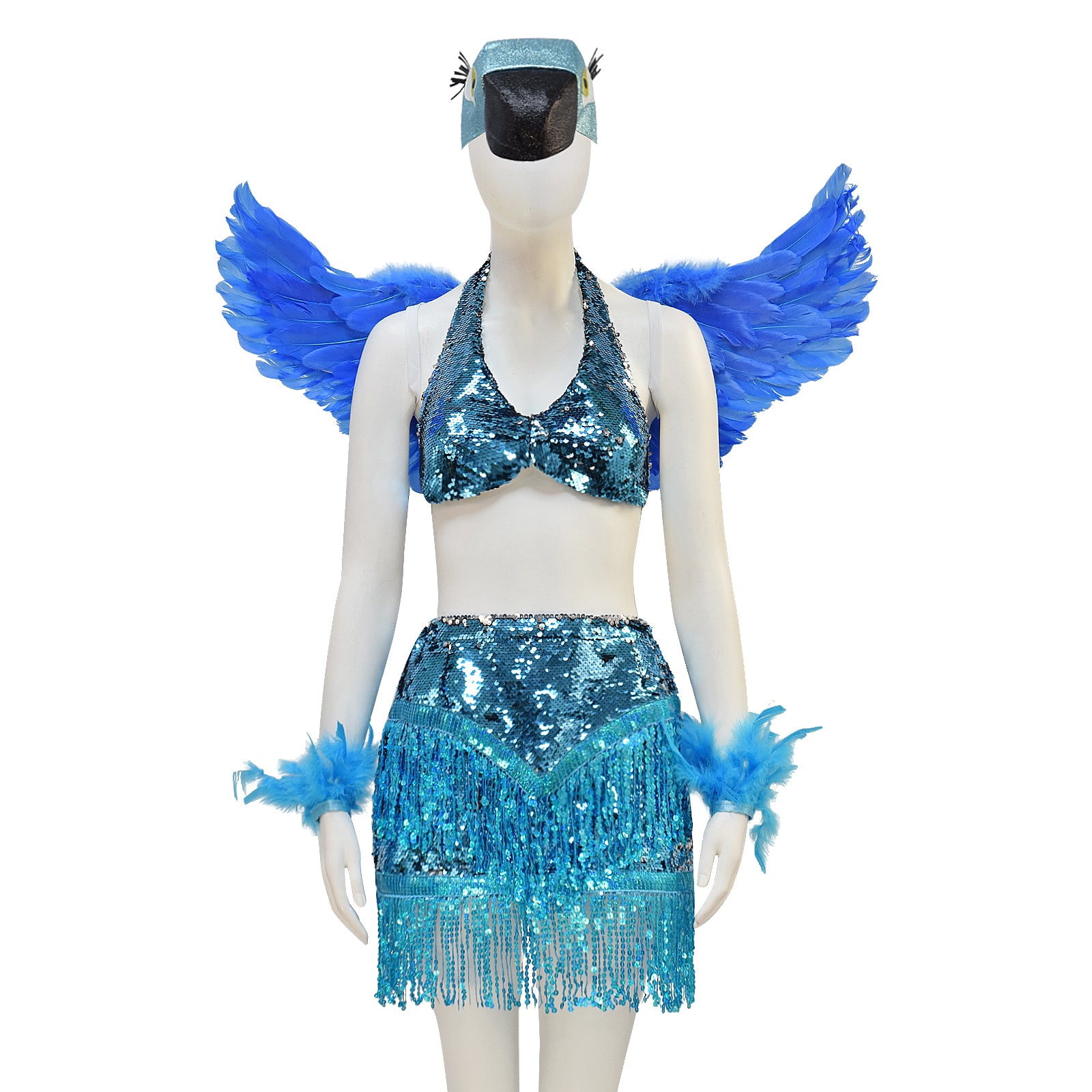 Rio Blue Cosplay Costume Blue Bird Costume Stunning Halloween Outfit Accosplay